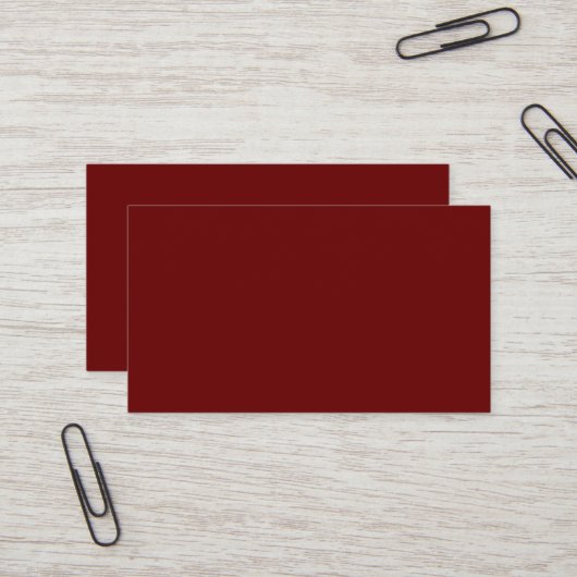 Rote Visitenkarte des Blutes (Vorderseite/Rückseite Beispiel)