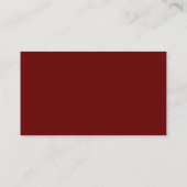 Rote Visitenkarte des Blutes (Rückseite)