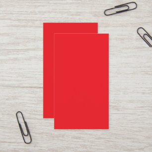 Rote Visitenkarten Fettes Minimalistisches Desig Visitenkarte