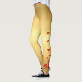 Rote Vögel Leggings (Links)