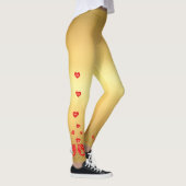 Rote Vögel Leggings (Rechts)