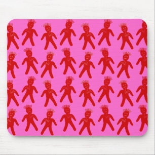 Rote Voodoo Dolls Mousepad