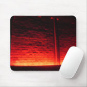 Rote Wand Mousepad (Mit Mouse)