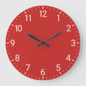 Rote Wanduhr (Vorderseite)