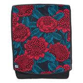 Rote Waratah-Blume Rucksack (Vorderseite)