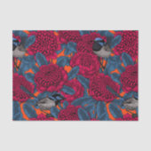 Rote Waratah und Feen Seidenpapier (Vorderseite)