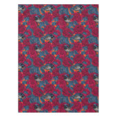 Rote Waratah und Feen Tischdecke (Vorderseite)