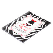 Rote Wäscheparty  Notizblock (Linke Seite)