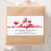 *~* Rote Wasserfarbe Mohnblumen Moderne Blumenbefö (Insitu)