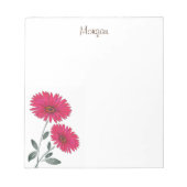 Rote Wasserfarbe, Pen und Tinte Notizblock (Vorderseite)