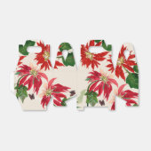 Rote Wasserfarbe Poinsettia Blumengrün Geschenkschachtel (Ungefaltet)