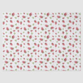 Rote Wasserfarben Erdbeeren Seidenpapier (Vorderseite)