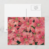 Rote Wasserfarben Lilien Postkarte (Vorne/Hinten)