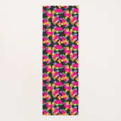 Rote Wassermelone Gelbe Zitronen Tropisch Yogamatte (Rückseite)