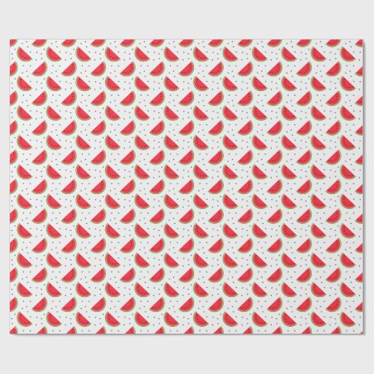 Rote Wassermelonen Geschenkpapier (Flach)