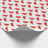 Rote Wassermelonen Geschenkpapier (Ecke)
