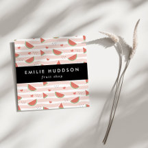 Rote Wassermelonen, Herz, Streifen, Ihr Name