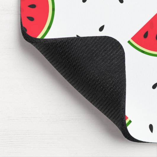 Rote Wassermelonen Mousepad (Ecke)