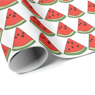 Rote Wassermelonen Scheiben  Geschenkpapier
