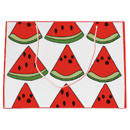 Rote Wassermelonen Scheiben Große Geschenktüte