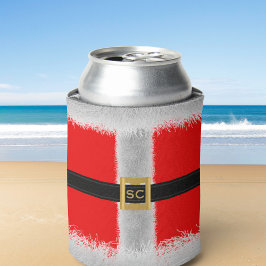 Rote Weihnachten im Juli Santa Party Can Cooler Dosenkühler