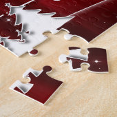 Rote Weihnachten Puzzle (Seite)