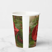 Rote Weihnachts-Cowboyhut-Hochzeit Pappbecher (Links)