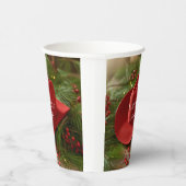 Rote Weihnachts-Cowboyhut-Hochzeit Pappbecher (Rechts)