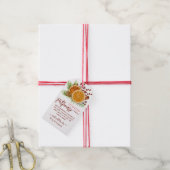 Rote Weihnachts-Kochplatte Simmerndes Potpourri Geschenkanhänger (Mit Garn)