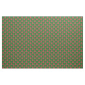 Rote Weihnachtsbäume mit Mistelenstoff Stoff (Yard (91,4 cm))
