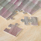 Rote Weihnachtsbergen Aquarellkunst Puzzle (Seite)