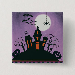 Rote Weihnachtsdekorations-Freude Button