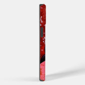 Rote Weihnachtsfest-Rentiere Case-Mate iPhone Hülle (Rückseite / Rechts)