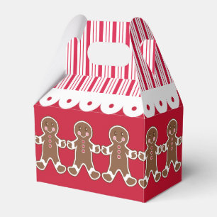 Rote Weihnachtsplätzchen Lebkuchen-Geschenkbox Geschenkschachtel