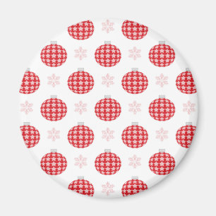 Rote Weihnachtsschmuck Magnet