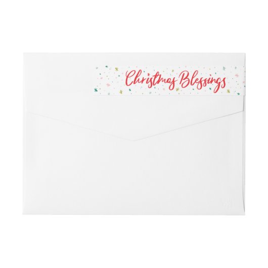 Rote Weihnachtssegen-und -winter-Sterne (Rückseite)