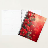 Rote Weihnachtssterne und Beeren Planer (Anzeige)