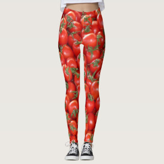 Rote Wein Tomaten Leggings