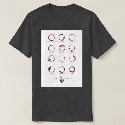 ROTE WEINSTÄNDE T-Shirt (Design vorne)