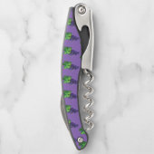 Rote Weintrauben Art Custom Design Korkenzieher (Rückseite)