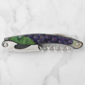 Rote Weintrauben Art Custom Design Korkenzieher (Vorderseite)