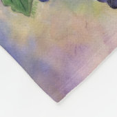 Rote Weintrauben Malerei Custom Fleece Blanket (Ecke)