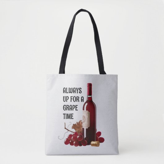Rote Weinzeit Tasche (Vorderseite)