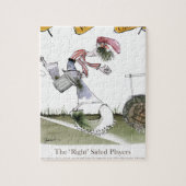 rote weiße Ausrüstung der Fußball-Rechte Puzzle (Vertikal)