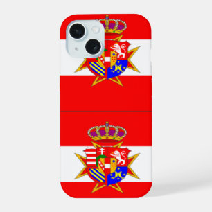 Rote Weiße Banner Großherzogtum Toskana iPhone 15 Hülle