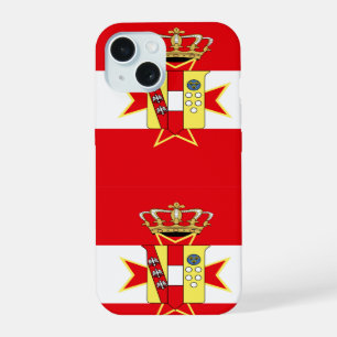 Rote Weiße Banner Großherzogtum Toskana iPhone 15 Hülle
