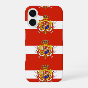 Rote Weiße Banner Großherzogtum Toskana iPhone 16 Hülle
