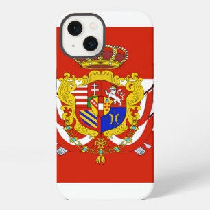 Rote Weiße Banner Großherzogtum Toskana iPhone Hülle