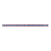 Rote weiße blaue Enge des US Flagge Satinband (Vorderseite)