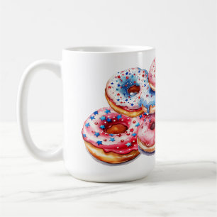 ROTE WEISSE BLAUE PATRIOTISCHE EISENSPENDER KAFFEETASSE